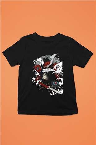 Goril Siyah Unisex Çocuk Tişört