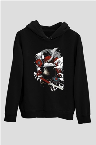 Goril Siyah Unisex Hoodie