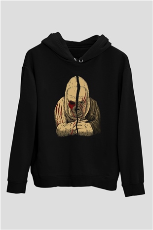 Goril Siyah Unisex Hoodie