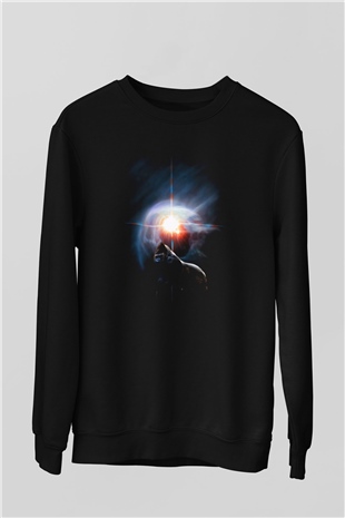 Goril Siyah Unisex Sweatshirt