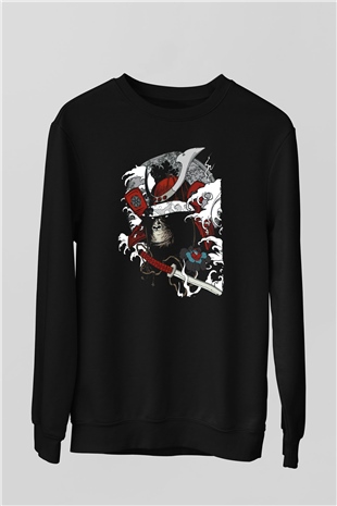 Goril Siyah Unisex Sweatshirt