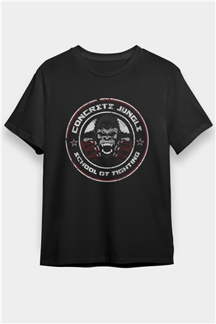 Goril Siyah Unisex Tişört T-Shirt - TişörtFabrikası