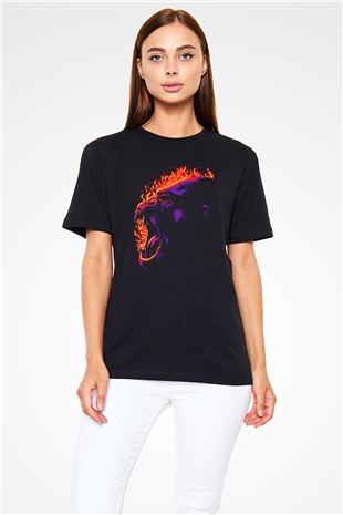 Goril Siyah Unisex Tişört T-Shirt - TişörtFabrikası