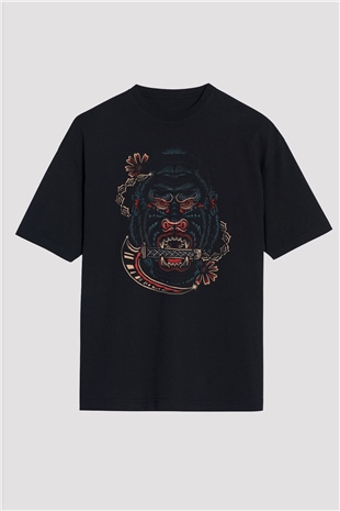 Goril Siyah Oversize Tişört Oversize T-shirt - TişörtFabrikası