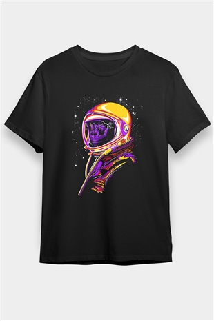 Goril Siyah Unisex Tişört T-Shirt - TişörtFabrikası