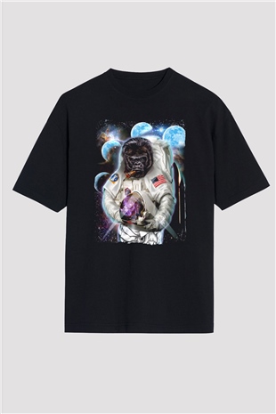 Goril Siyah Oversize Tişört Oversize T-shirt - TişörtFabrikası