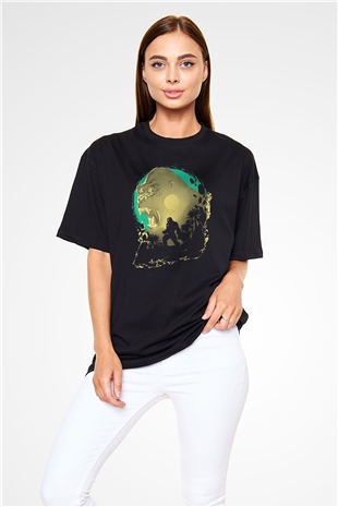 Goril Siyah Oversize Tişört Oversize T-shirt - TişörtFabrikası