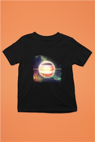 Gorillaz Baskılı Unisex Siyah Çocuk Tişört