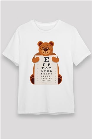 Göz doktoru Beyaz Unisex Tişört T-Shirt - TişörtFabrikası