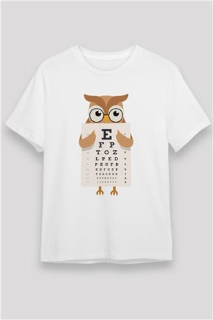Göz doktoru Beyaz Unisex Tişört T-Shirt - TişörtFabrikası