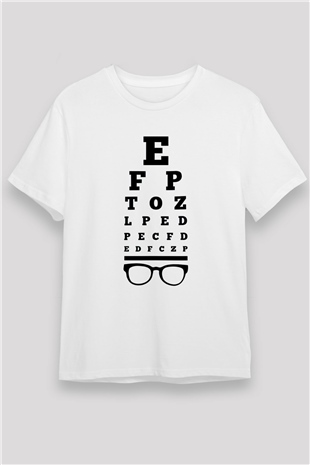 Göz doktoru Beyaz Unisex Tişört T-Shirt - TişörtFabrikası