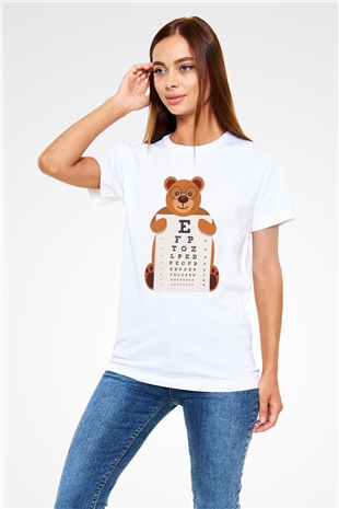 Göz doktoru Beyaz Unisex Tişört T-Shirt - TişörtFabrikası