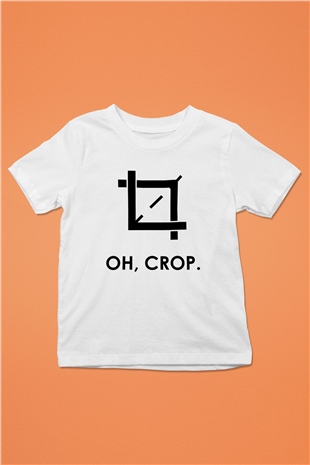Grafiker Beyaz Unisex Çocuk Tişört