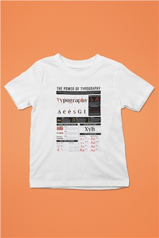Grafiker Beyaz Unisex Çocuk Tişört
