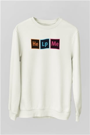 Grafiker Beyaz Unisex Sweatshirt