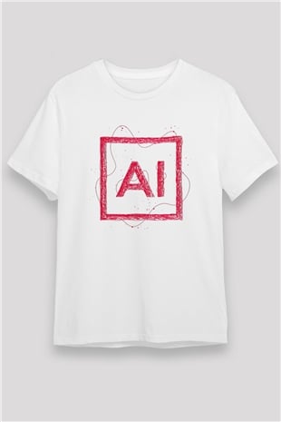 Grafiker Beyaz Unisex Tişört T-Shirt - TişörtFabrikası
