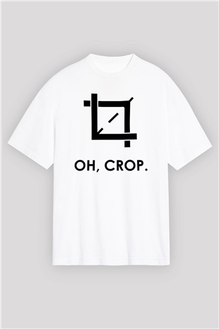 Grafiker Beyaz Oversize Tişört Oversize T-shirt - TişörtFabrikası