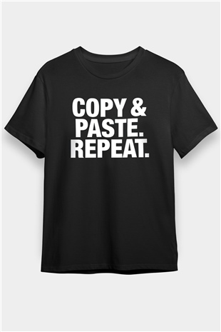 Grafiker Siyah Unisex Tişört T-Shirt - TişörtFabrikası