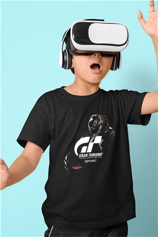 Gran Turismo Siyah Unisex Çocuk Tişört