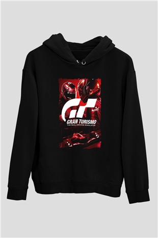 Gran Turismo Siyah Unisex Hoodie