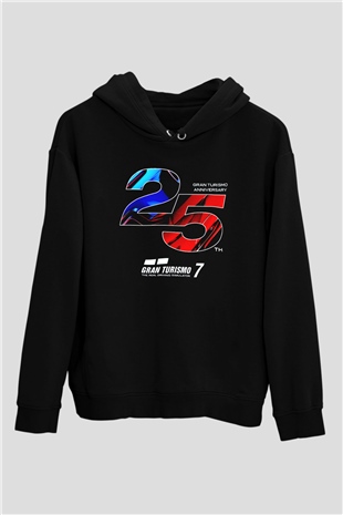 Gran Turismo Siyah Unisex Hoodie