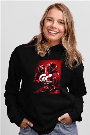 Gran Turismo Siyah Unisex Hoodie