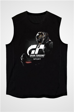 Gran Turismo Siyah Unisex Kolsuz Tişört