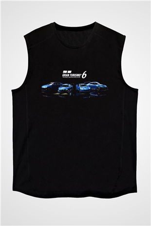 Gran Turismo Siyah Unisex Kolsuz Tişört