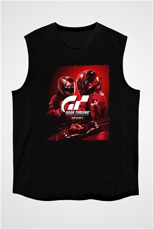 Gran Turismo Siyah Unisex Kolsuz Tişört