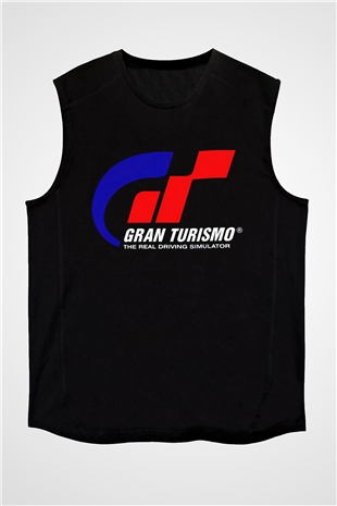 Gran Turismo Siyah Unisex Kolsuz Tişört