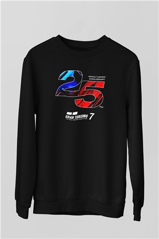 Gran Turismo Siyah Unisex Sweatshirt