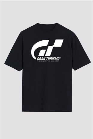 Gran Turismo Siyah Oversize Tişört Oversize T-shirt