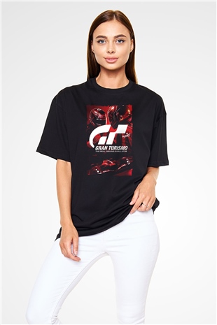 Gran Turismo Siyah Oversize Tişört Oversize T-shirt