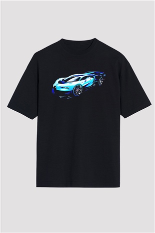 Gran Turismo Siyah Oversize Tişört Oversize T-shirt