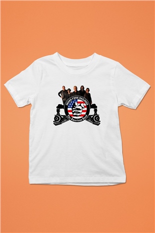 Grand Funk Railroad Baskılı Beyaz Unisex Çocuk Tişört