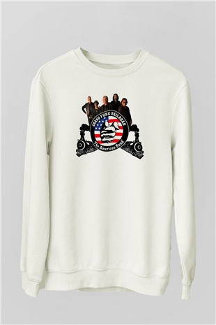 Grand Funk Railroad Beyaz Unisex Sweatshirt