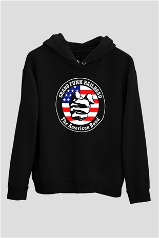 Grand Funk Railroad Siyah Unisex Hoodie