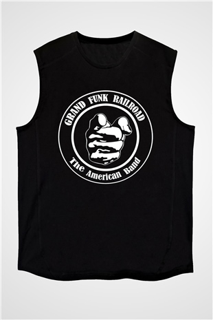 Grand Funk Railroad Siyah Unisex Kolsuz Tişört