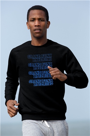 Grand Funk Railroad Siyah Unisex Sweatshirt