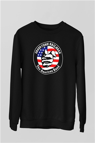 Grand Funk Railroad Siyah Unisex Sweatshirt