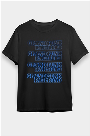 Grand Funk Railroad Siyah Unisex Tişört T-Shirt - TişörtFabrikası