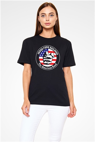 Grand Funk Railroad Siyah Unisex Tişört T-Shirt - TişörtFabrikası