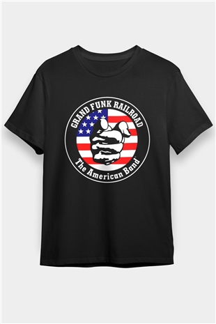 Grand Funk Railroad Siyah Unisex Tişört T-Shirt - TişörtFabrikası
