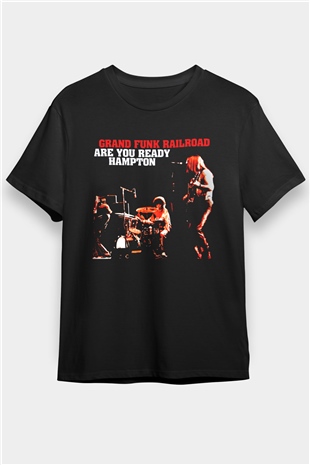 Grand Funk Railroad Siyah Unisex Tişört T-Shirt - TişörtFabrikası