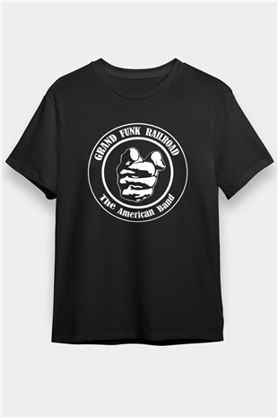 Grand Funk Railroad Siyah Unisex Tişört T-Shirt - TişörtFabrikası