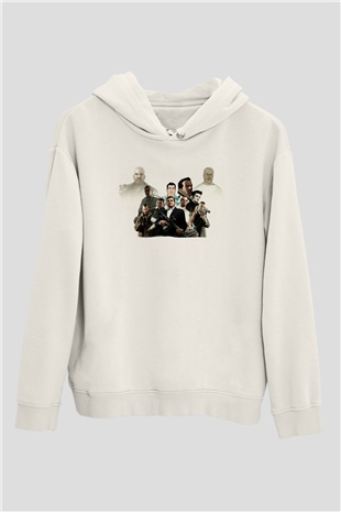 Grand Theft Auto Beyaz Unisex Hoodie