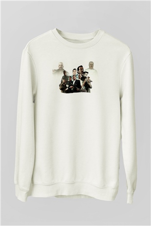 Grand Theft Auto Beyaz Unisex Sweatshirt