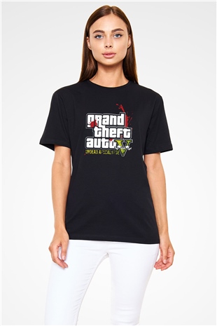 Grand Theft Auto Beyaz Unisex Tişört T-Shirt