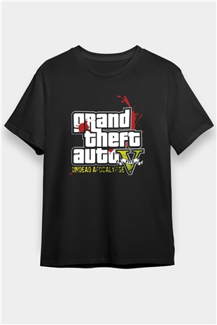 Grand Theft Auto Beyaz Unisex Tişört T-Shirt