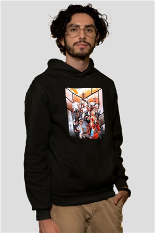 Grand Theft Auto Siyah Unisex Hoodie
